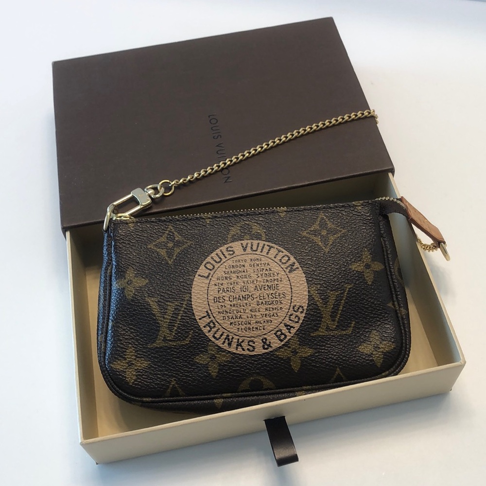 Louis Vuitton Mini Pochette Monogram Trunks